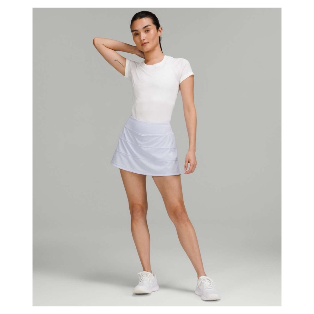 Lululemon Pace Rival Mid-Rise Skirt Pastel Blue Periwinkle 6